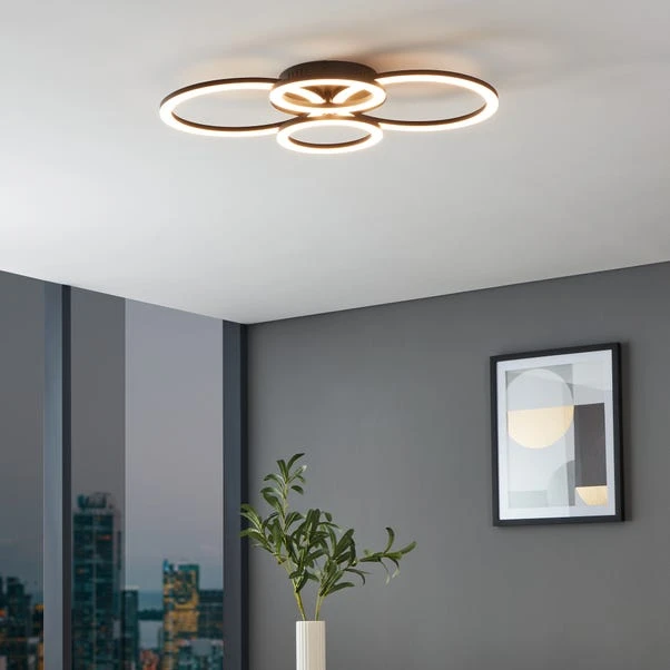 EGLO Parrapos LED Z Large Flush Ceiling Light 1 EGLO Parrapos LED Z Large Flush Ceiling Light