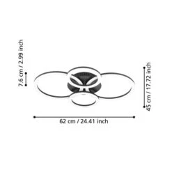 EGLO Parrapos LED Z Large Flush Ceiling Light 7 EGLO Parrapos LED Z Large Flush Ceiling Light -ELEND SHOP 30906999 alt03