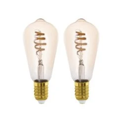 EGLO 9W Dimmable Spiral Filament LED ES Edison Smart Bulb -ELEND SHOP 30907013 alt03