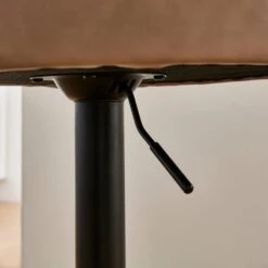 Lowen Adjustable Bar Stool, Faux Leather -ELEND SHOP 30907960 alt03