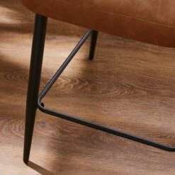 Taylor Counter Height Bar Stool, Faux Leather -ELEND SHOP 30908082 alt03