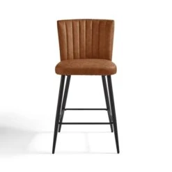 Taylor Counter Height Bar Stool, Faux Leather -ELEND SHOP 30908082 alt05