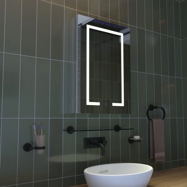 Cartlon Single Door LED Illuminated Cabinet 1 Cartlon Single Door LED Illuminated Cabinet