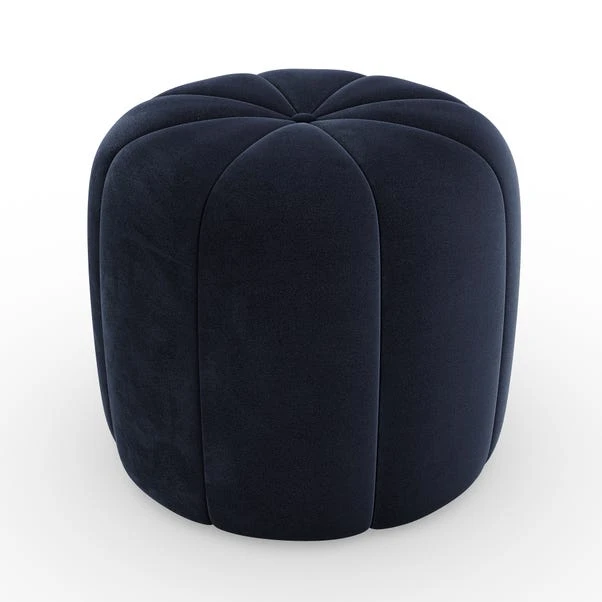Pumpkin Velvet Footstool 5 Pumpkin Velvet Footstool - Image 5
