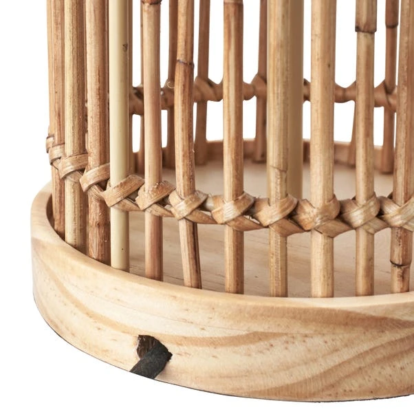 Sorbus Natural Ribbed Table Lamp 10 Sorbus Natural Ribbed Table Lamp - Image 10