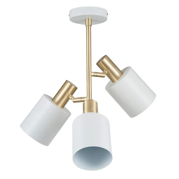 Biba 3 Light Semi Flush Ceiling Light 5 Biba 3 Light Semi Flush Ceiling Light - Image 5