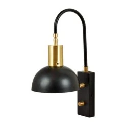 Mayfair Matt Black Domed Task Wall Light -ELEND SHOP 30909463 alt03