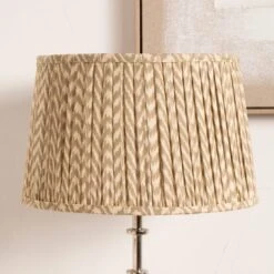 Vienna Chevron Mushroom Pleat Lamp Shade -ELEND SHOP 30909481