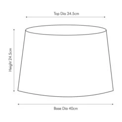 Vienna Chevron Mushroom Pleat Lamp Shade -ELEND SHOP 30909481 alt05