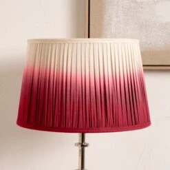 Scallop Ombre Soft Pleated Tapered Lamp Shade -ELEND SHOP 30909515