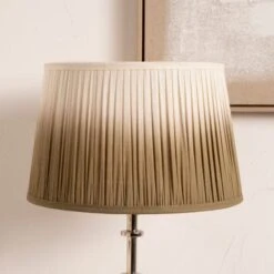 Scallop Ombre Soft Pleated Tapered Lamp Shade -ELEND SHOP 30909516