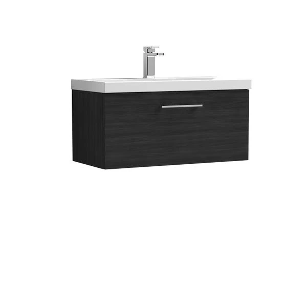 Arno Wall Mounted 1 Drawer Vanity Unit With Basin 7 Arno Wall Mounted 1 Drawer Vanity Unit With Basin - Image 7