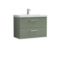 Arno Wall Mounted 2 Drawer Vanity Unit With Basin 31 Arno Wall Mounted 2 Drawer Vanity Unit With Basin -ELEND SHOP 30910329