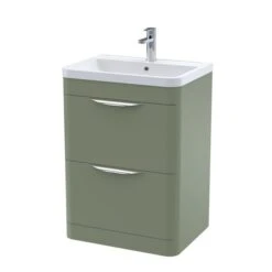 Parade Floor Standing 2 Drawer Vanity Unit With Polymarble Basin 14 Parade Floor Standing 2 Drawer Vanity Unit With Polymarble Basin -ELEND SHOP 30910346