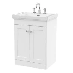 Classique Floor Standing 2 Door Vanity Unit With Basin -ELEND SHOP 30910493