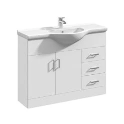 Mayford 3 Drawer 2 Door Wall Mounted Basin