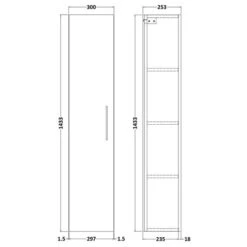 Arno Tall Storage Unit -ELEND SHOP 30910548 alt09