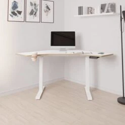 Gino Corner Height Adjustable Desk -ELEND SHOP 30910879