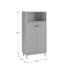 Elsie Tall Bathroom Cabinet -ELEND SHOP 30911015 alt09