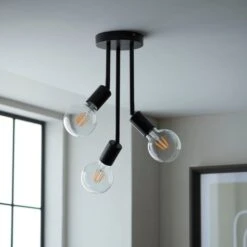 Koppla 3 Light Semi Flush Ceiling Light 15 Koppla 3 Light Semi Flush Ceiling Light -ELEND SHOP 30912363 alt01