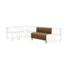 Amali Long Dining Bench, Faux Leather