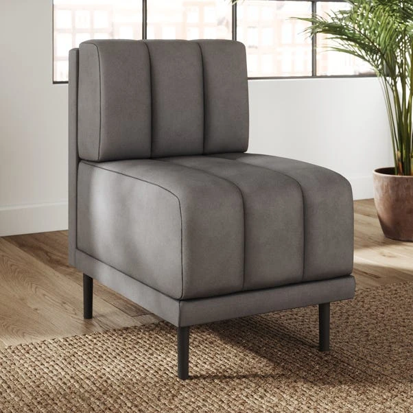 Amali Small Dining Bench, Faux Leather 9 Amali Small Dining Bench, Faux Leather - Image 9