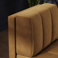 Amali Small Dining Bench, Matte Plush Velvet -ELEND SHOP 30912471 alt03