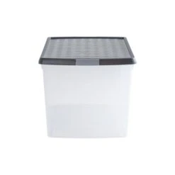 Wham Crystal Pack Of 4 62L Clip Lock Storage Boxes With Lids -ELEND SHOP 30914083 alt04