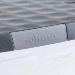 Wham Crystal Pack Of 4 62L Clip Lock Storage Boxes With Lids -ELEND SHOP 30914083 alt06