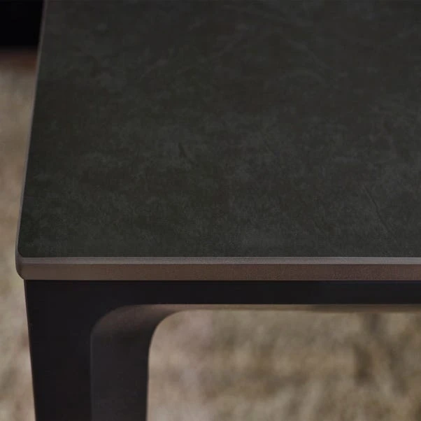 Miami 4 Seater Rectangular Dining Table, Stone 4 Miami 4 Seater Rectangular Dining Table, Stone - Image 4