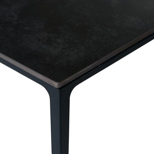 Miami 4 Seater Rectangular Dining Table, Stone 8 Miami 4 Seater Rectangular Dining Table, Stone - Image 8