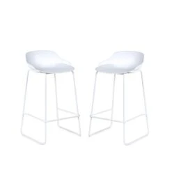 Rocco Set Of 2 Bar Stools, Metal -ELEND SHOP 30914254 alt02