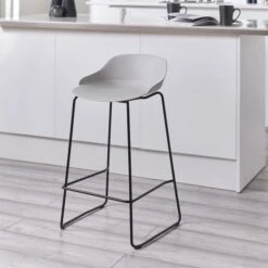 Rocco Set Of 2 Bar Stools, Metal -ELEND SHOP 30914255