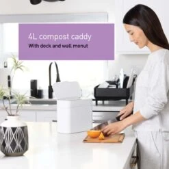 Simplehuman Simple Human White Compost Caddy -ELEND SHOP 30915798 alt03