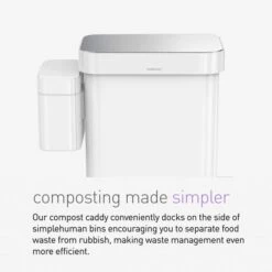 Simplehuman Simple Human White Compost Caddy -ELEND SHOP 30915798 alt04