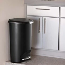 Simplehuman Simple Human 50 Litre Semi-Round Pedal Bin -ELEND SHOP 30915800