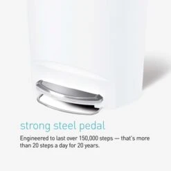 Simplehuman Simple Human 50 Litre Semi-Round Pedal Bin -ELEND SHOP 30915861 alt06