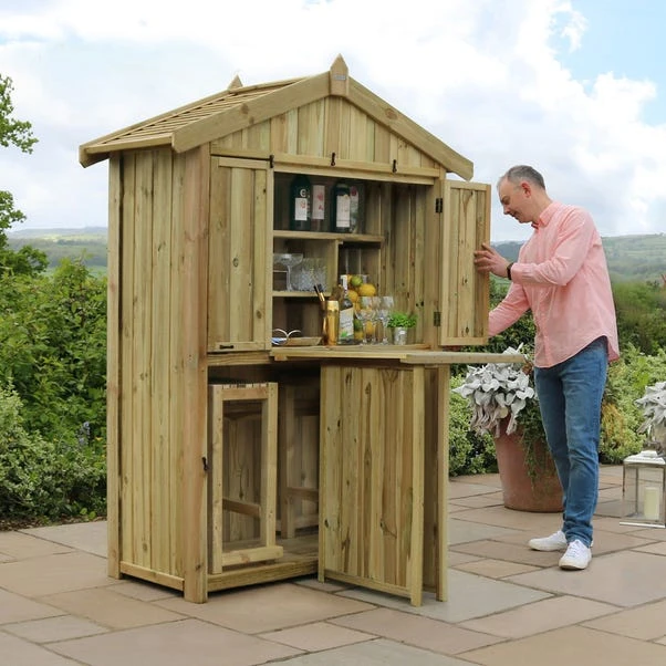 Garden Bar And 2 Stool Set 18 Garden Bar And 2 Stool Set - Image 18