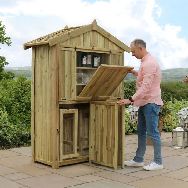 Garden Bar And 2 Stool Set 7 Garden Bar And 2 Stool Set - Image 7