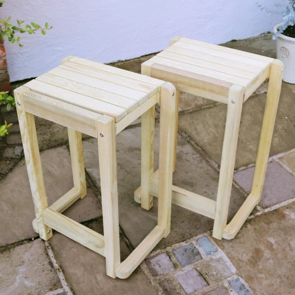 Garden Bar And 2 Stool Set 9 Garden Bar And 2 Stool Set - Image 9