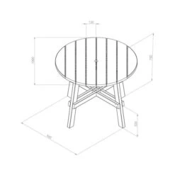 Freya Round Dining Table -ELEND SHOP 30917450 alt06