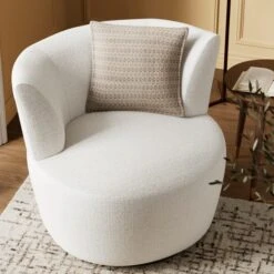 Robyn Chunky Soft Chenille Swivel Chair 28 Robyn Chunky Soft Chenille Swivel Chair -ELEND SHOP 30918821 alt04