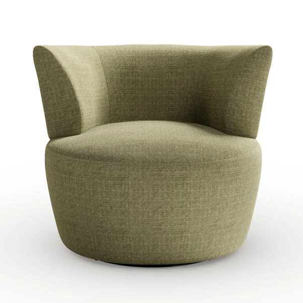 Robyn Chunky Soft Chenille Swivel Chair 7 Robyn Chunky Soft Chenille Swivel Chair - Image 7