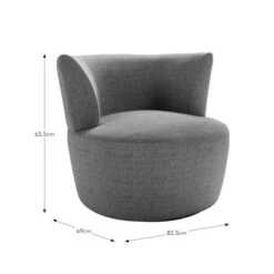 Robyn Chunky Soft Chenille Swivel Chair 23 Robyn Chunky Soft Chenille Swivel Chair -ELEND SHOP 30918822 alt09