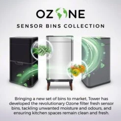 Tower 60L Ozone Sensor Bin -ELEND SHOP 30919534 alt08