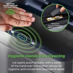 Tower 60L Ozone Sensor Bin -ELEND SHOP 30919536 alt04