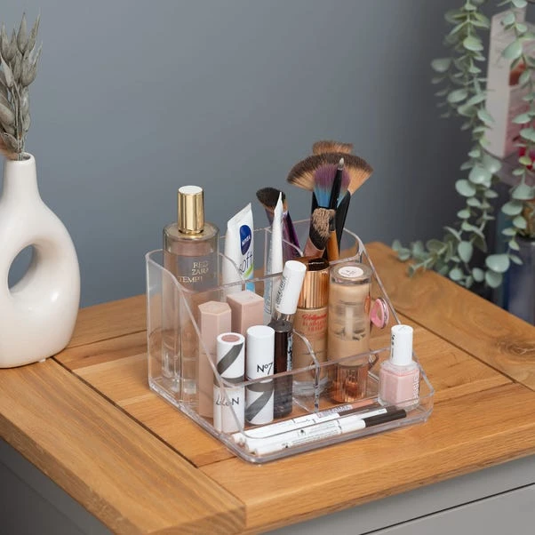 Addis Acrylic 6 Make Up Compartment Tray 1 Addis Acrylic 6 Make Up Compartment Tray