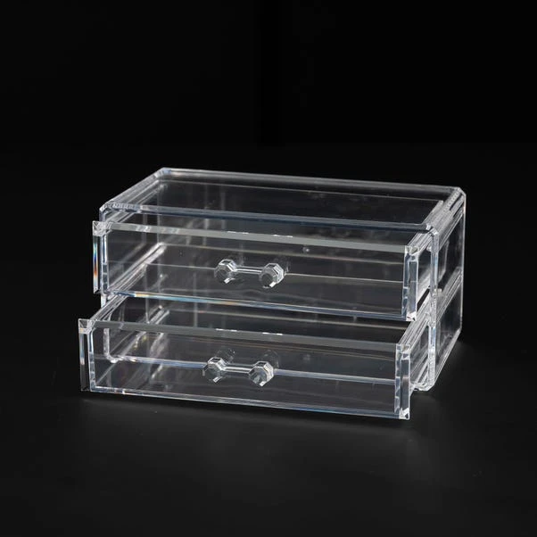 Addis Acrylic 2 Make Up Drawer Organiser 4 Addis Acrylic 2 Make Up Drawer Organiser - Image 4