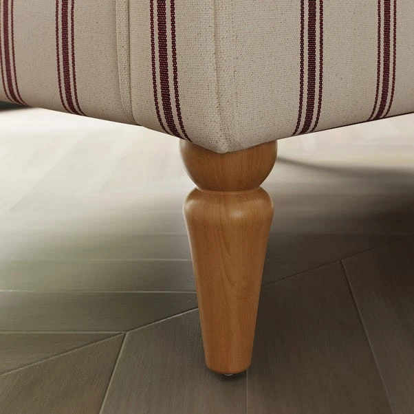 Oswald Pinstripe Wingback Armchair 5 Oswald Pinstripe Wingback Armchair - Image 5