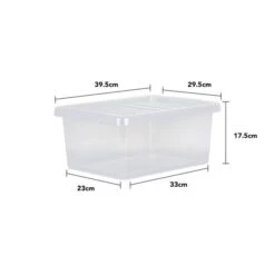 Wham Crystal Set Of 5 Storage Boxes & Lids 35 Wham Crystal Set Of 5 Storage Boxes & Lids -ELEND SHOP 30920666 alt05